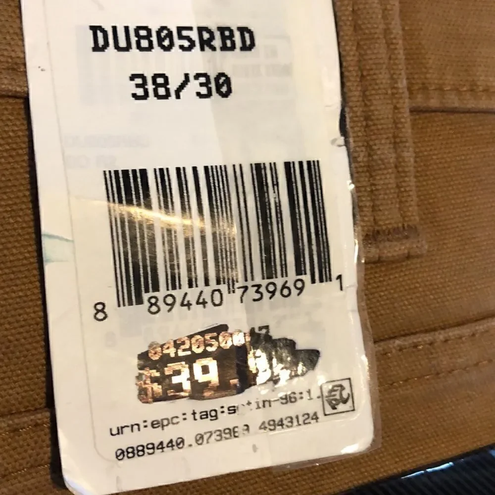 Genuine Dickies Men's Flex Duck Utility Jean 38 waist